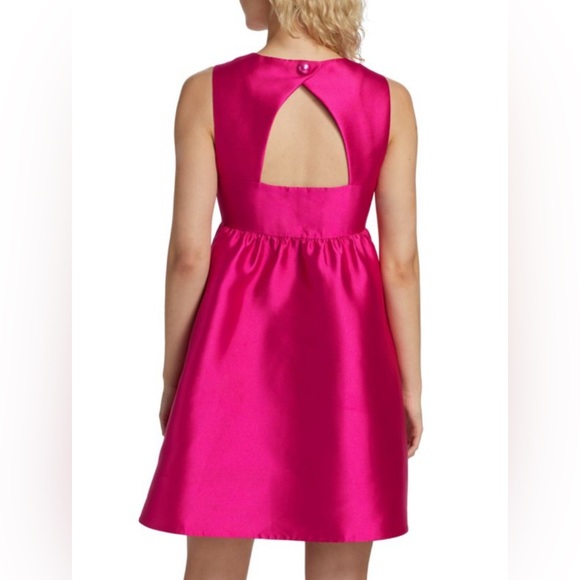 KATE SPADE Open Back Lucille Mini Dress Rosa Plum Pink Sz 2 NWT - Picture 2 of 15